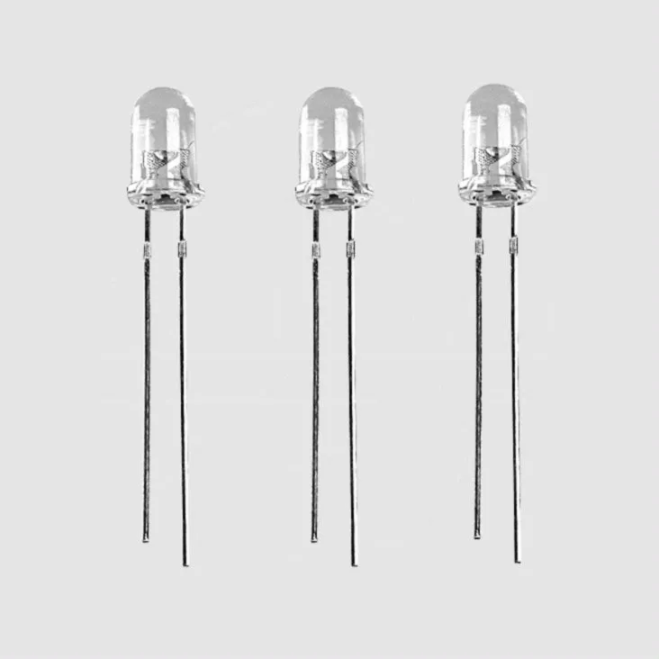 LED Water-clear White 3000mcd 20° 5mm