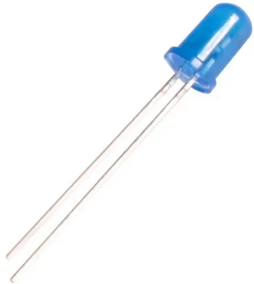 LED Diffuse Blue 1000mcd 25° 5mm