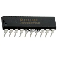 8-Bit Serial I/O A/D Converter with Multiplexer Option DIP-20