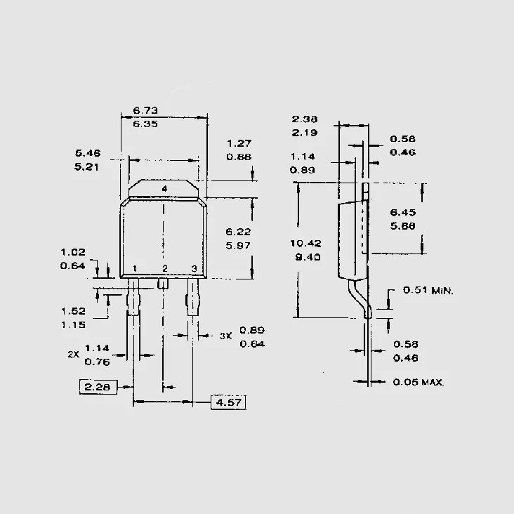 LDO U-Reg +3,3V 1A TO252AA
