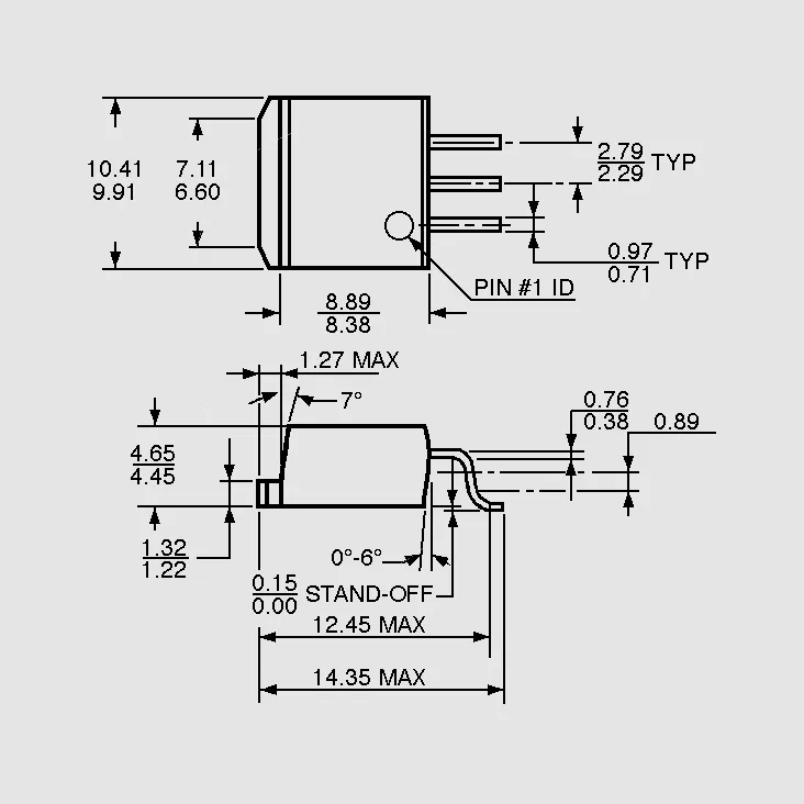 LDO U-Reg +3,3V 1A D²Pak