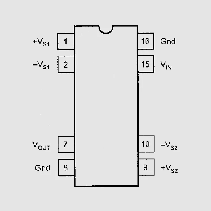 Isol-Amp Precis. LCost DIP16