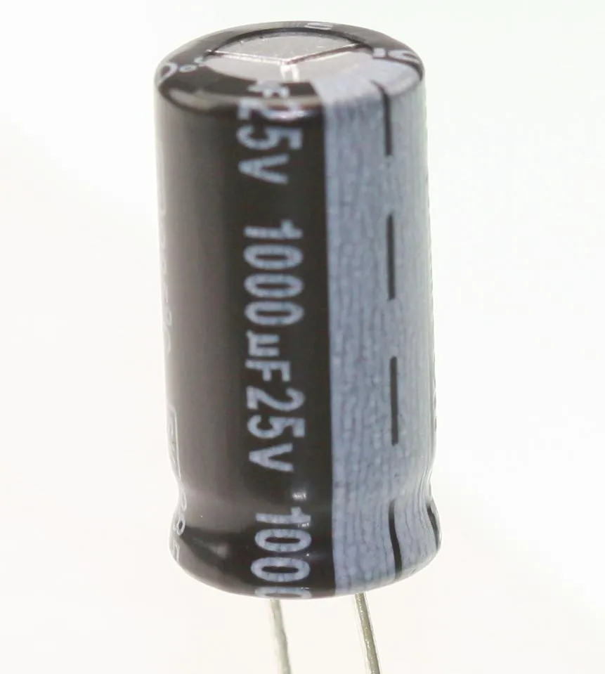 El-Capacitor 1000µF/25V 10x21 P5