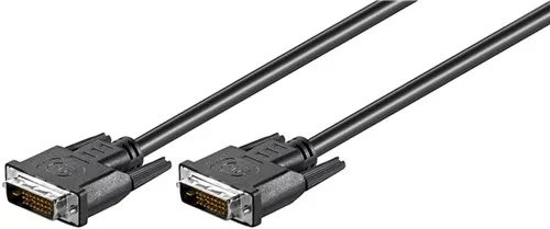 DVI-D dual link kabel, han/han, 2 meter