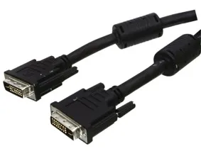 DVI-I dual link kabel, han/han, 5,0 meter