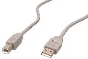 USB-kabel, standard, A til B, 5,0 meter