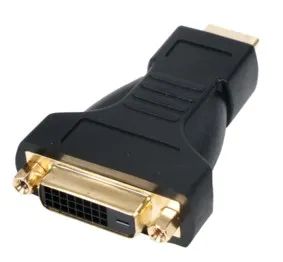 HDMI han til DVI-D hun adapter, guldbelagt
