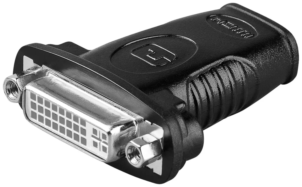 HDMI hun til DVI-D hun adapter