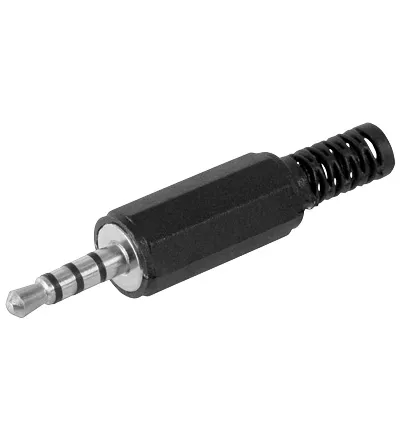 Minijack 3,5mm HAN, 4-POLET, Plast