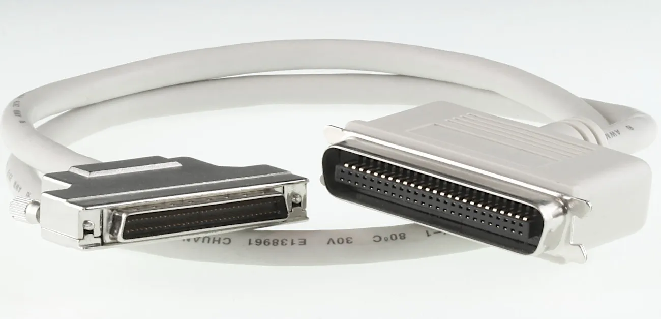 SCSI, Mini DB68 han - Centronic 50 han, 1 meter