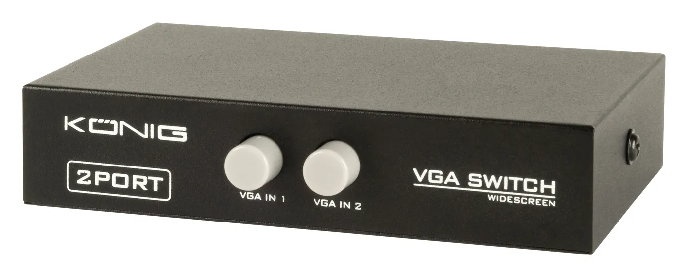 2 port manual VGA switch, 3x HD15p hun stik