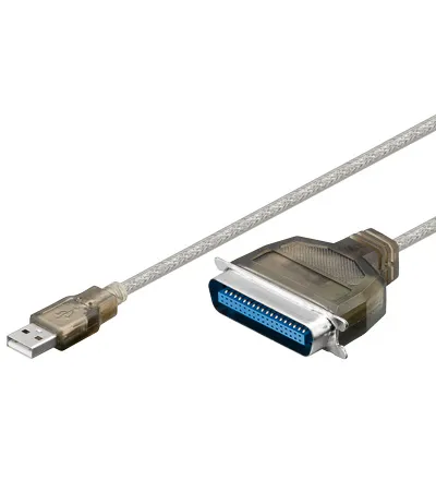 USB -Parallel printer kabel, 1,8 m.