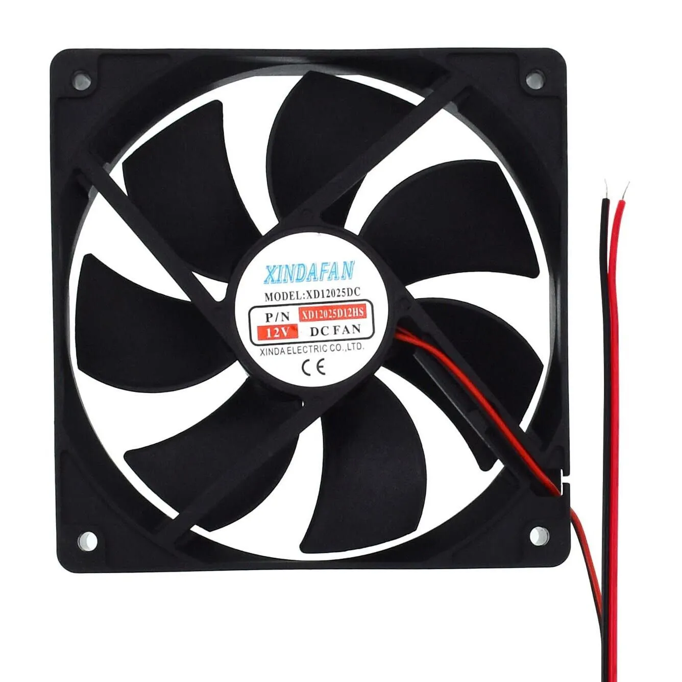 Fan 12VDC 120x120x25 mm 12025 12 V 170m³/h