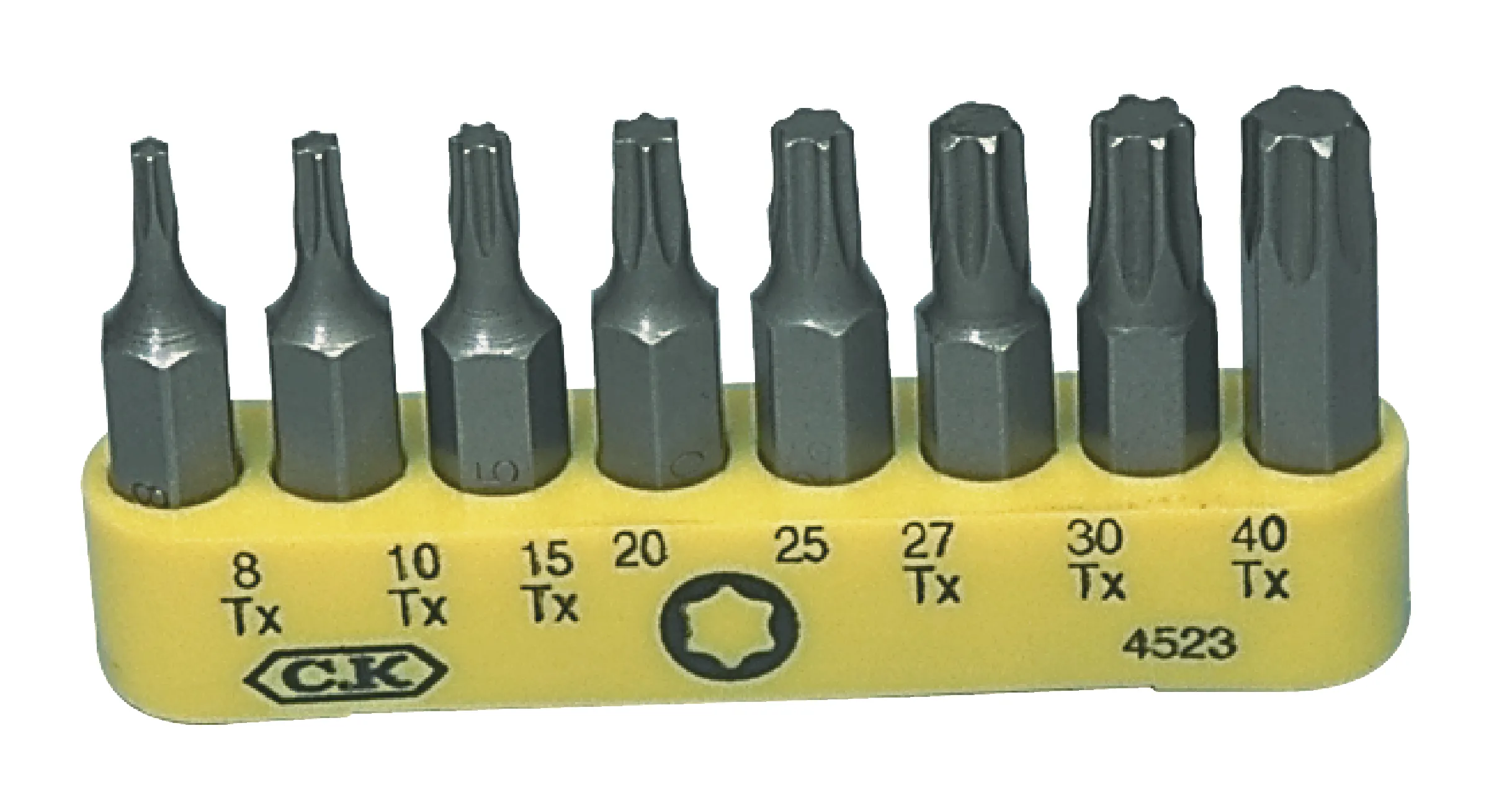 Bit set, 8 x torx