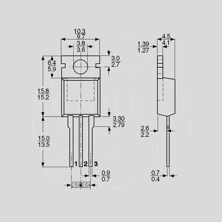 Thyristor 12A 800V TO220AB