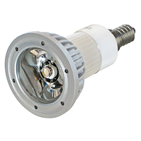 High-Power MR-16 LED-Strahler 1 Watt Sockel E14  warmweiss