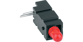 MENTOR PCB LED-fatning, horisontal, GRØN, 12stk