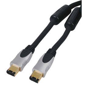 HQ Firewire kabel (6P - 6P) 2,5M