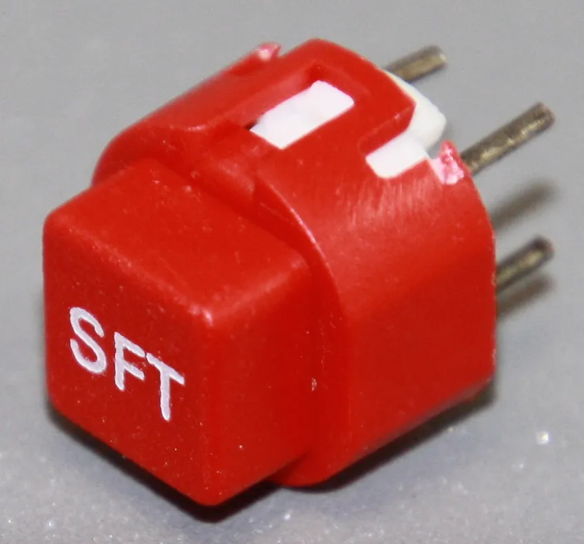Tryktast med påskrift ""SFT""