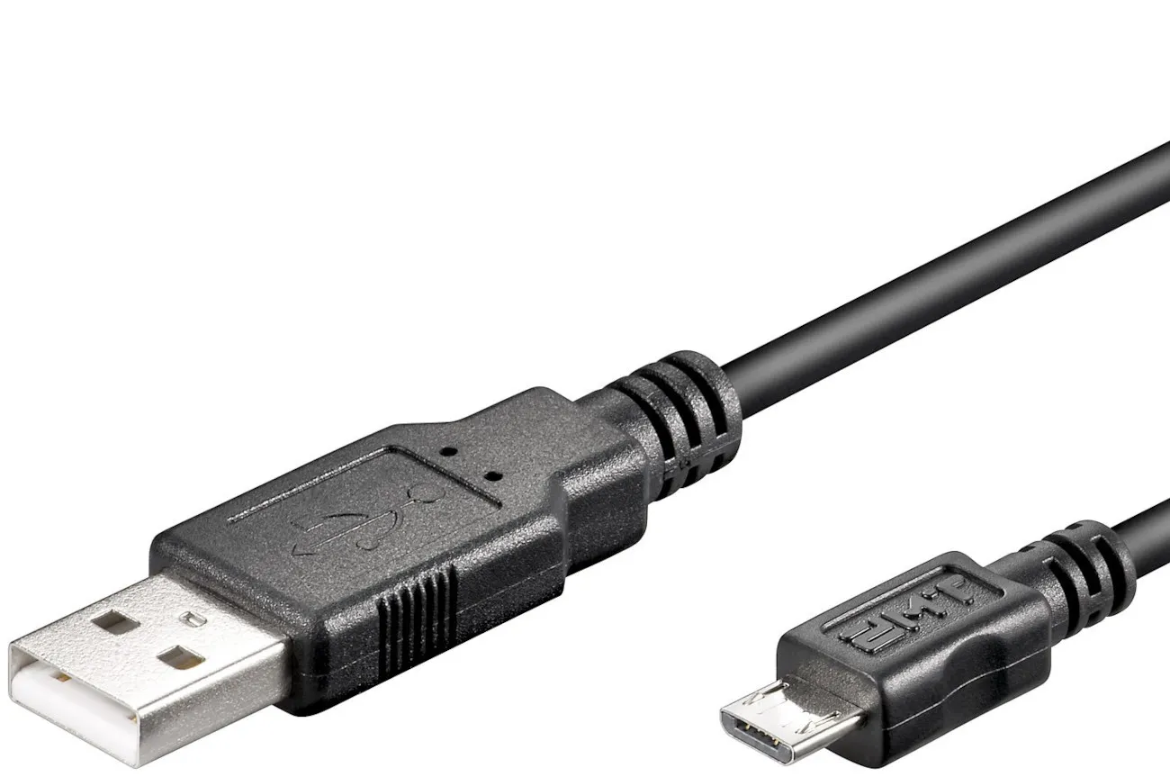 USB A han > USB micro B han, 5m