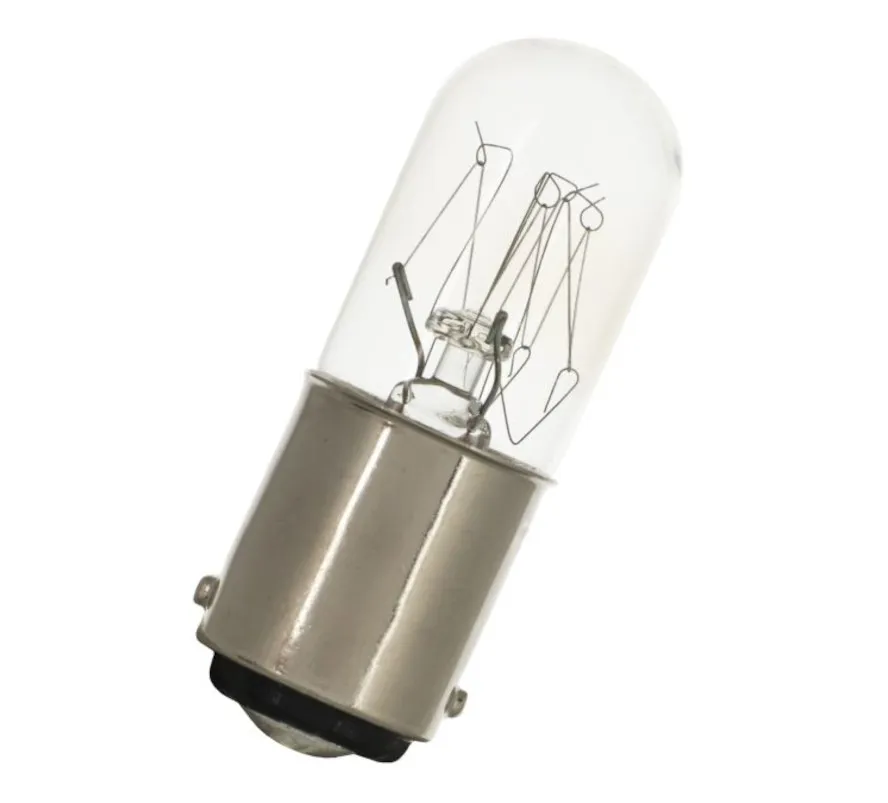 Ba15d lampe, 36V, 5W, 16x52mm