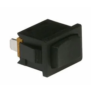 Rocker Switch (On)-Off-(On) 10A 250V Sort/sort