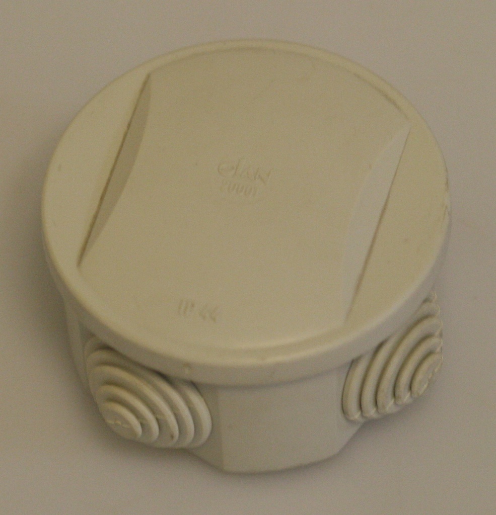 Membrandåse, IP44, GLANDED, 65x65x35MM