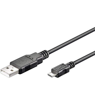 USB A han > USB micro B han, 1m