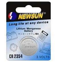 Lithium knapbatteri 23 x 5,4mm. 3V, 530mAh