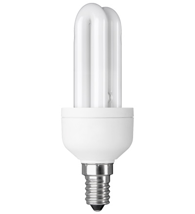 E14 11W 2 tube 550 lm 10.000h