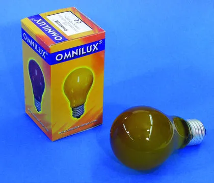 OMNILUX A19 230V/25W E-27 GUL