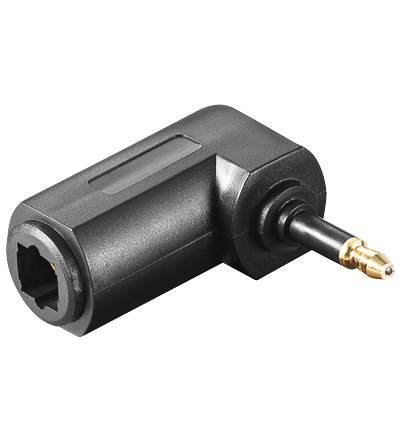 Toslink-adapter, toslink hun, mini han, vinkel