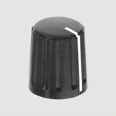Knob 15,5/6 with Line Black/Black
