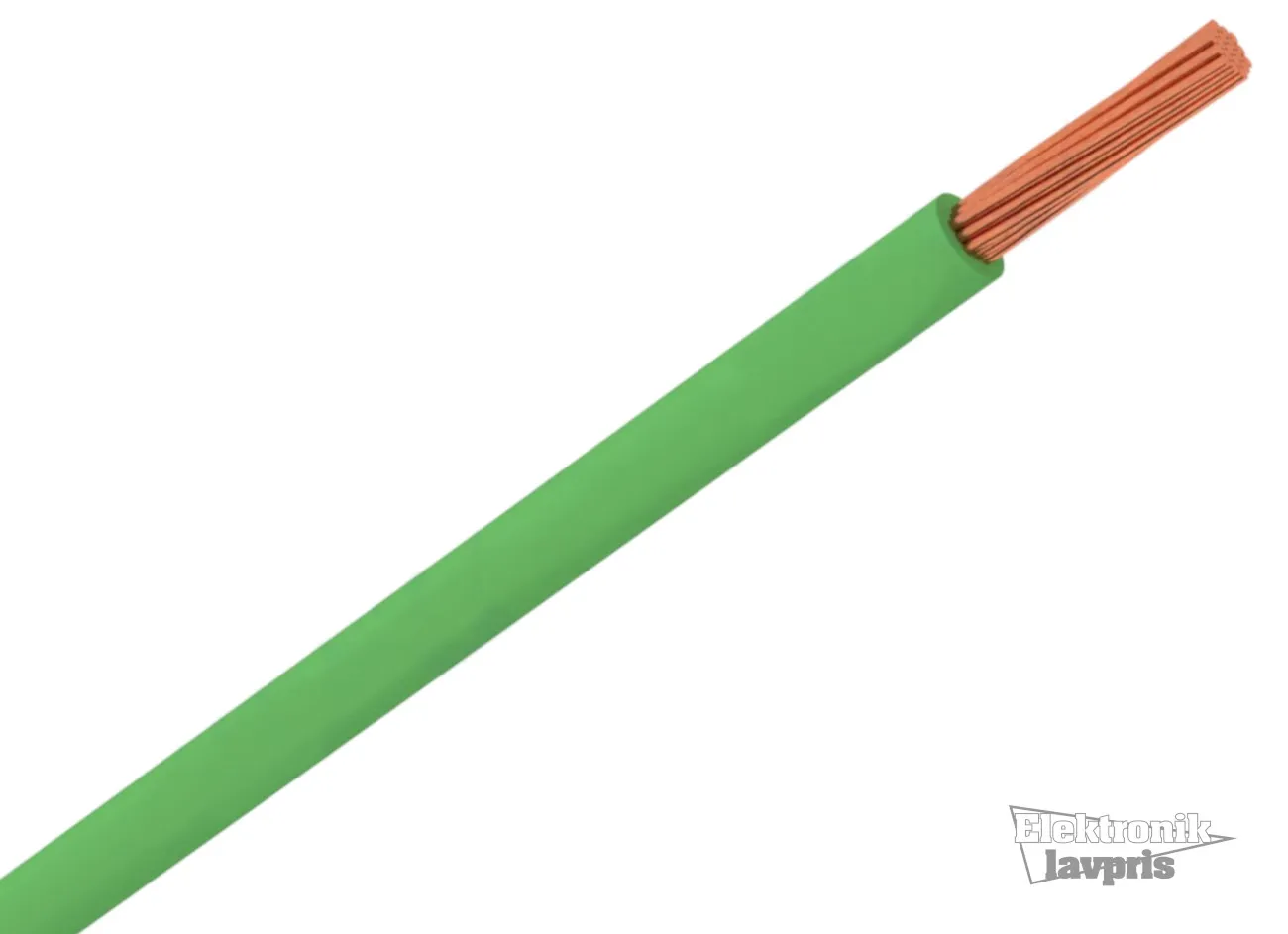 Wire LIY 0,5mm² Grøn