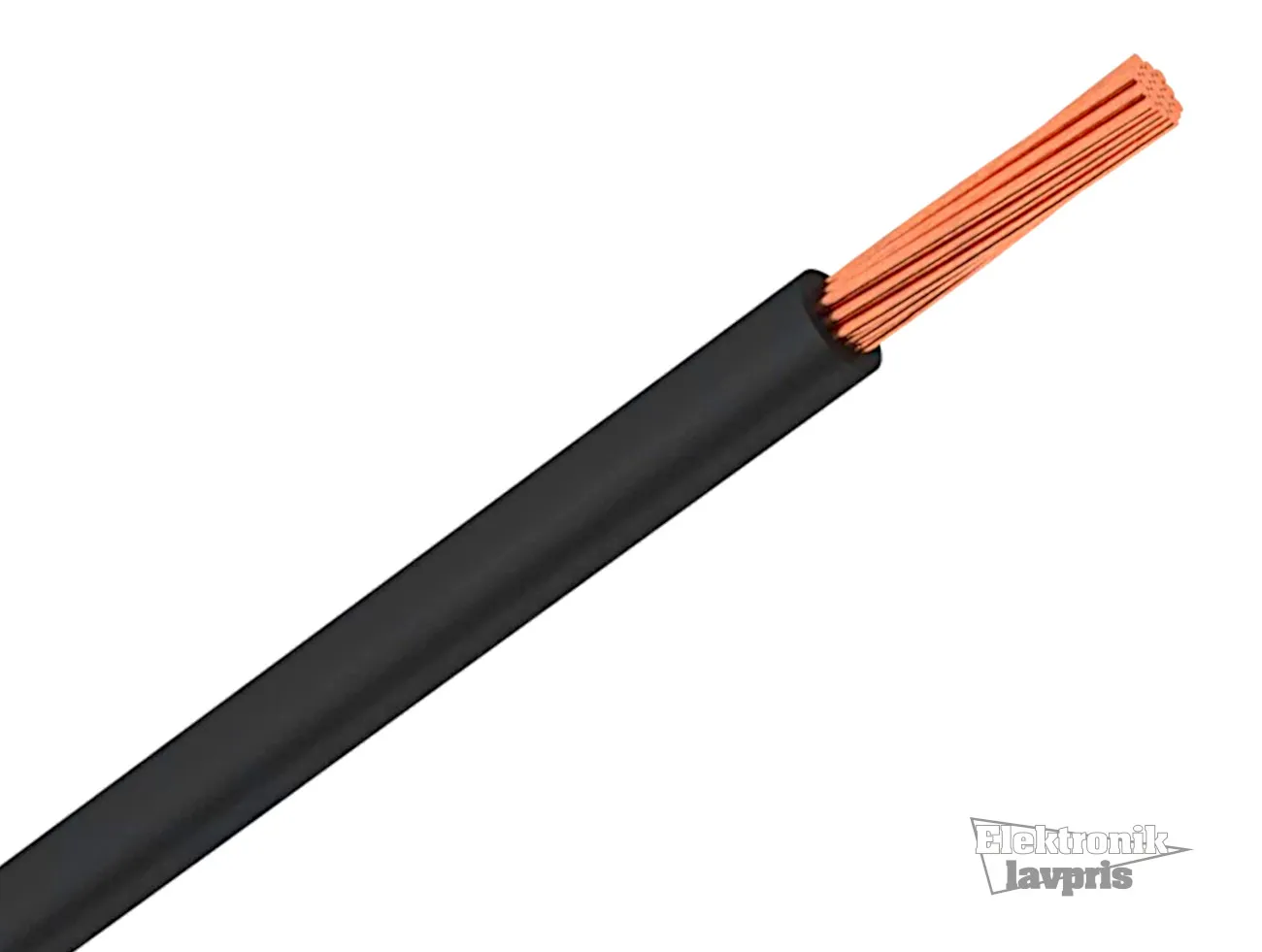 Wire H05V-K 0,5mm² Sort