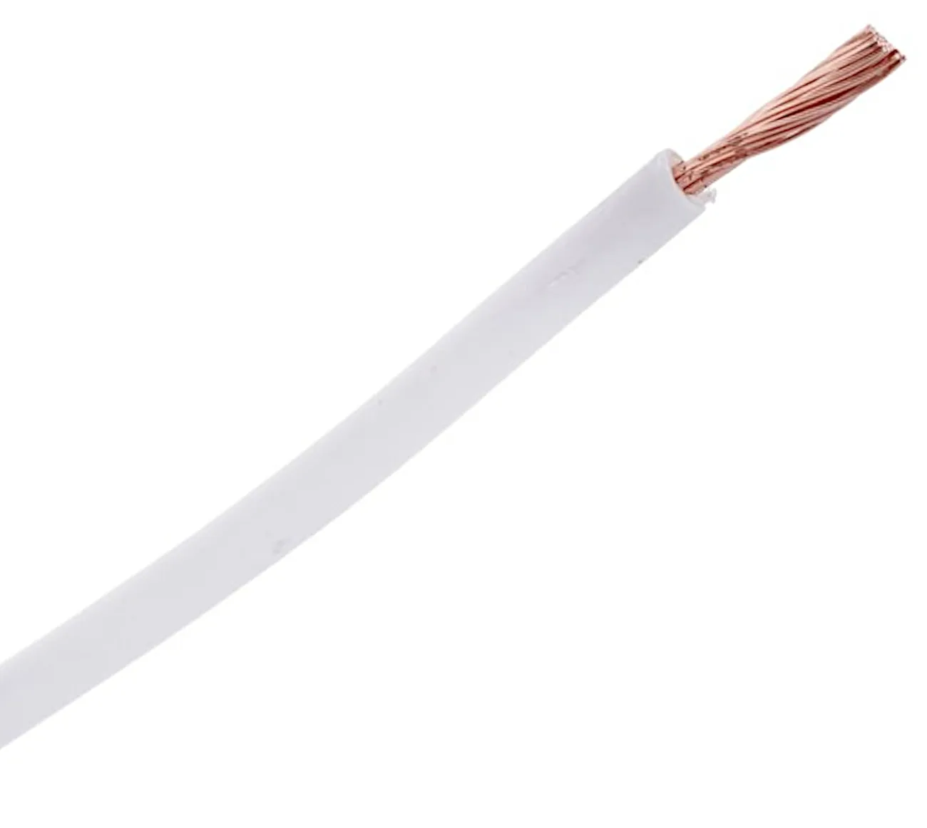 PVC-ledning H07V-K 1,5mm² Hvid