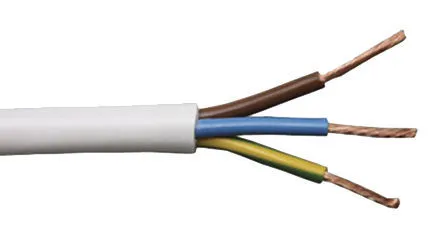 Netledning 3x0,75mm², hvid