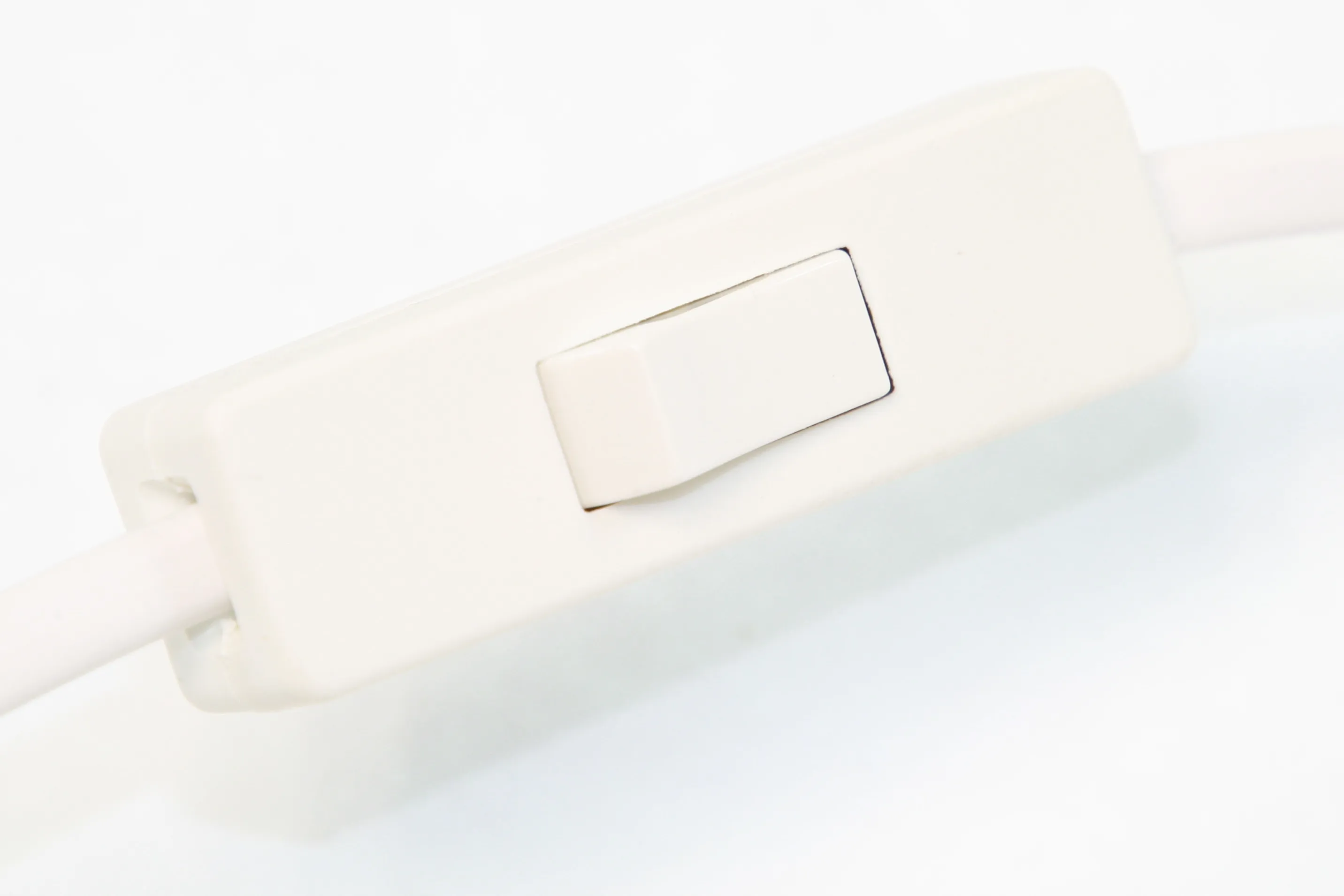 Euro Power Cable, Switch 2,5m White