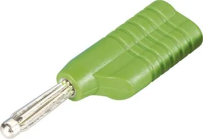 Bananstik Stabelbar 4mm. Grøn/Lodde