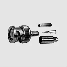 BNC-stik CRIMP, Cr/Cr Ind RG174
