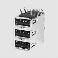 USB Buchse 3xA print 90°