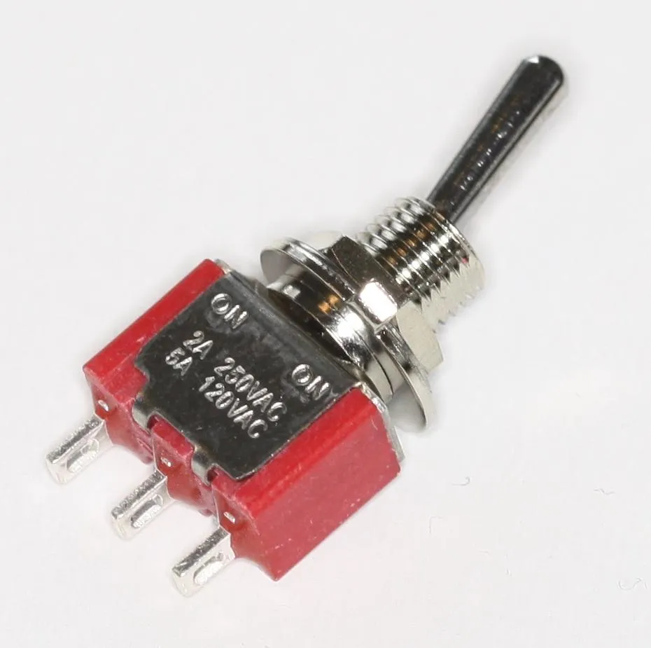 Toggle Switch 1-pol ON/ON 250V 3A