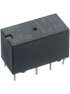 Relæ DPDT 2A 5V 50R