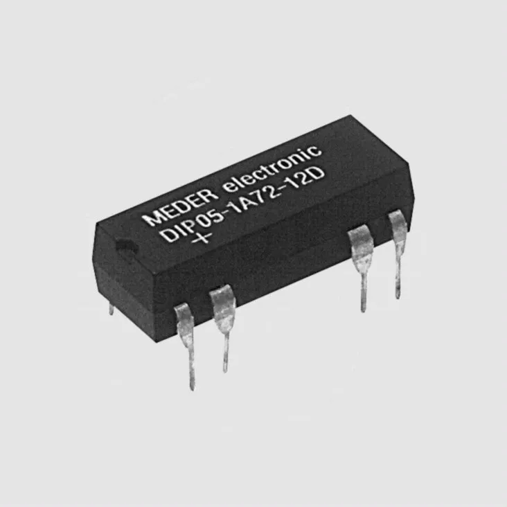Reed Relay SPST 5V 500R Diode DIP05-1A72-12D