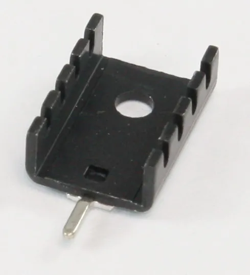 Køleplade Sort Alu Til TO-220 13,3x19,1x6,35mm
