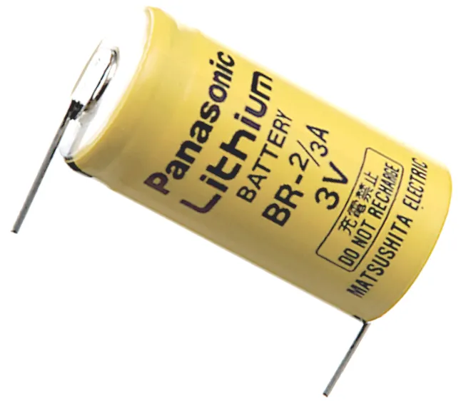 2/3A 17x33,5mm. 3V 1200mAh, med 2 printben Bulk