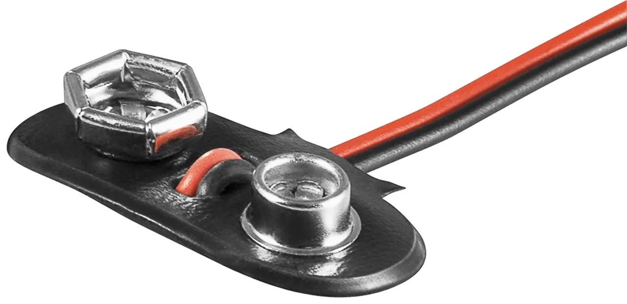 Battery Clip T-Type Blød