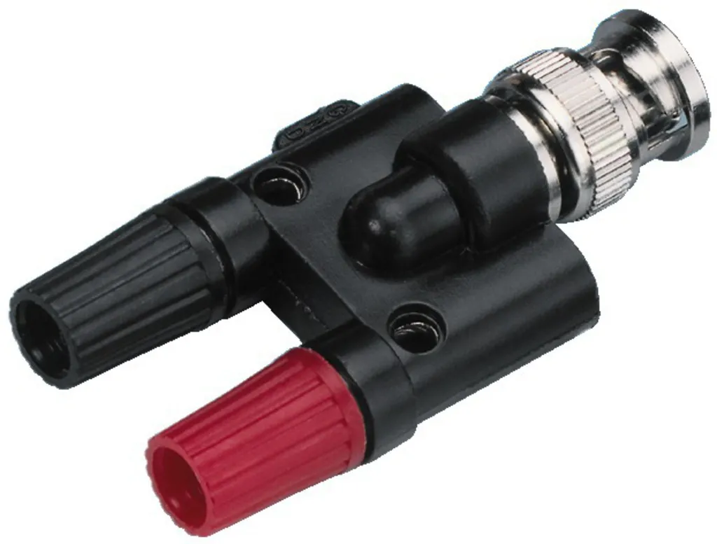 Adapter BNC - 2 x Banan 4mm.