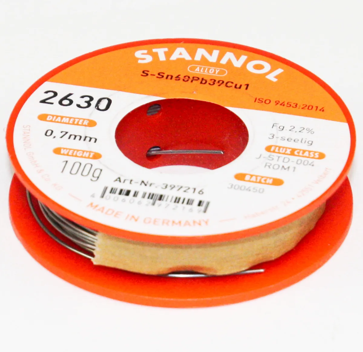 2630 2,2% 0,7mm 100g/397216