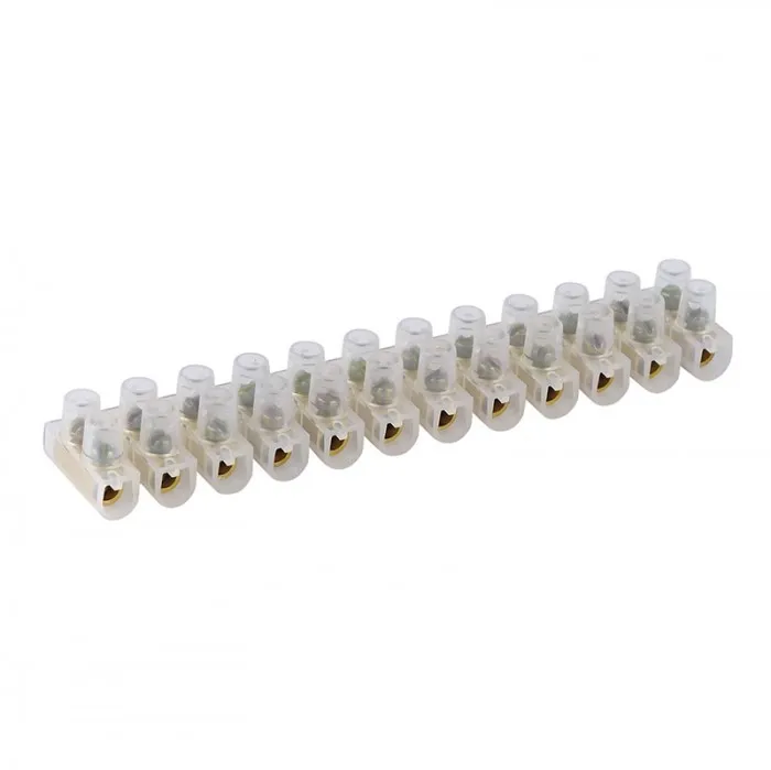Klemrække 12-pol, 10-16mm², klar